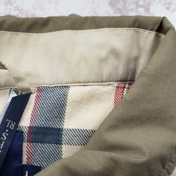 Chaps Ralph Lauren Full Zip Harrington Lightweight Work Jacket Men's Size L VTG - Picture 4 of 12